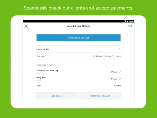 Скриншот 7 — Square Appointments Beta