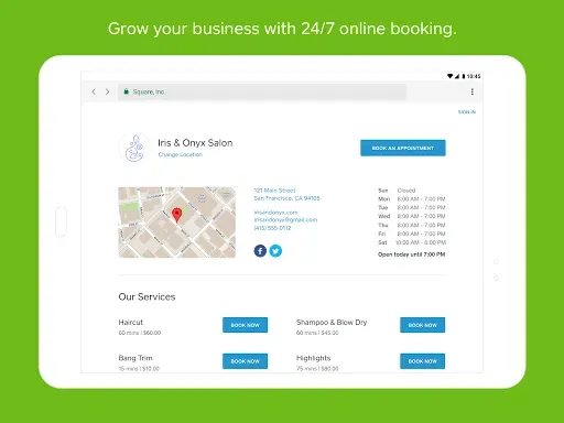 Скриншот 8 — Square Appointments Beta