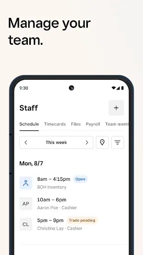 Скриншот 5 — Square Dashboard Beta