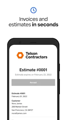 Скриншот 4 — Square Invoices: Invoice Maker