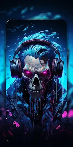 Скриншот 6 — Cool Skull Wallpaper Live 4K