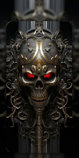 Скриншот 8 — Cool Skull Wallpaper Live 4K