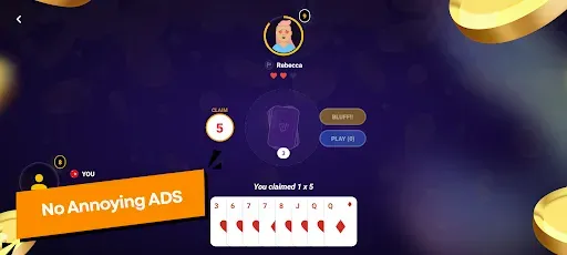 Скриншот 1 — Bluff Legends Online Card Game