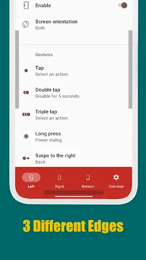 Скриншот 2 — Edge Gestures