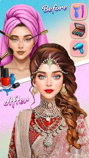 Скриншот 3 — Indian Wedding Dress Up Bridal