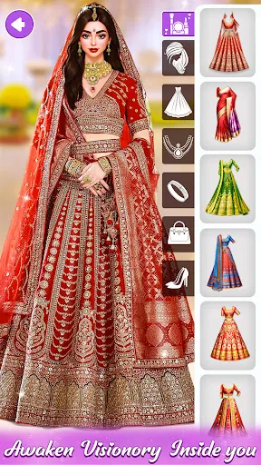 Скриншот 4 — Indian Wedding Dress Up Bridal