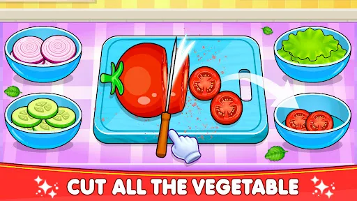 Скриншот 1 — Kitchen Set Cooking Chef Time
