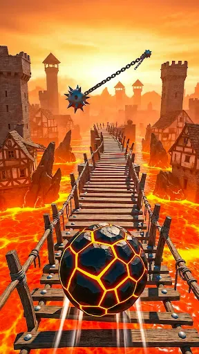 Скриншот 1 — Rollance Sky Ball Runner 3D