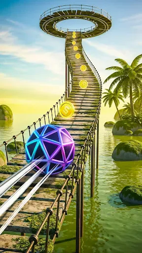 Скриншот 2 — Rollance Sky Ball Runner 3D