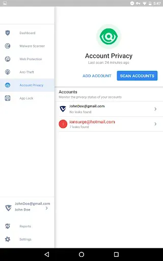 Скриншот 4 — VIPRE Android Security