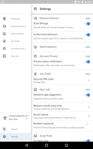 Скриншот 6 — VIPRE Android Security