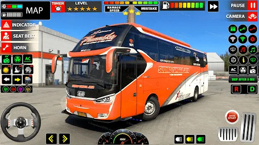 Скриншот 2 — Bus Driving Modern Bus Game