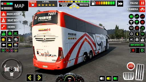 Скриншот 4 — Bus Driving Modern Bus Game