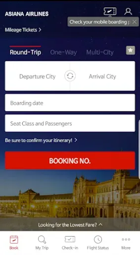 Скриншот 1 — Asiana Airlines