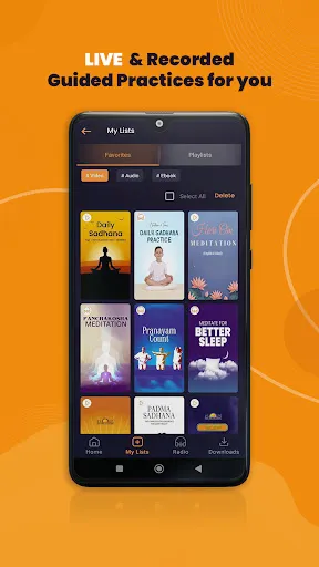 Скриншот 5 — Art of Living Meditation, Yoga