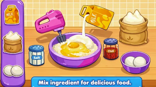 Скриншот 1 — kitchen Set Cooking Games Chef