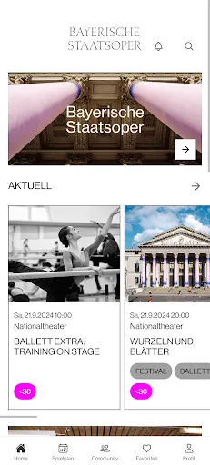 Скриншот 1 — Bayerische Staatsoper App