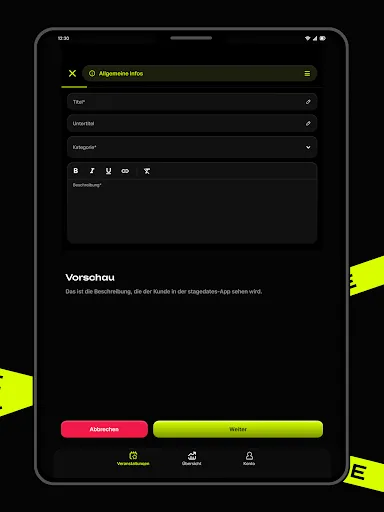 Скриншот 7 — Ticket AG Backstage