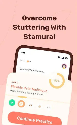 Скриншот 1 — Stamurai: Stuttering Therapy