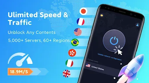Скриншот 1 — Starlink VPN - Jump Speed