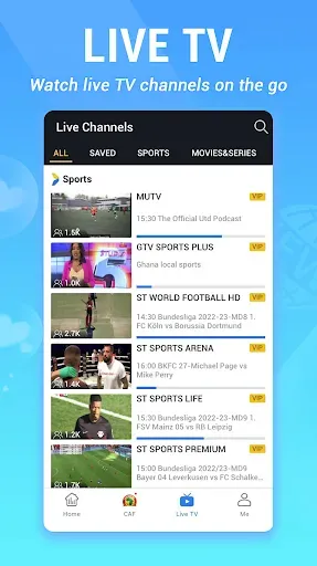 Скриншот 1 — StarTimes ON-Live TV, Football