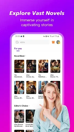 Скриншот 1 — NovelMuse - Novels & Stories