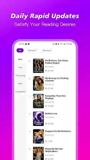 Скриншот 2 — NovelMuse - Novels & Stories