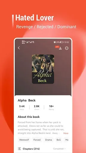 Скриншот 5 — NovelNook - Роман и Оборотень