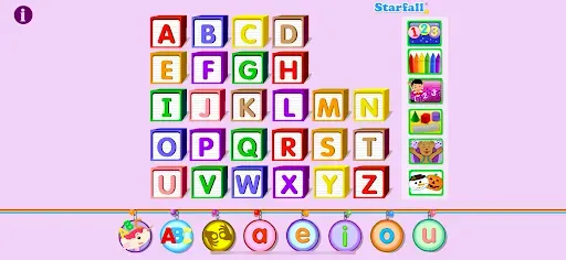 Скриншот 1 — Starfall ABCs