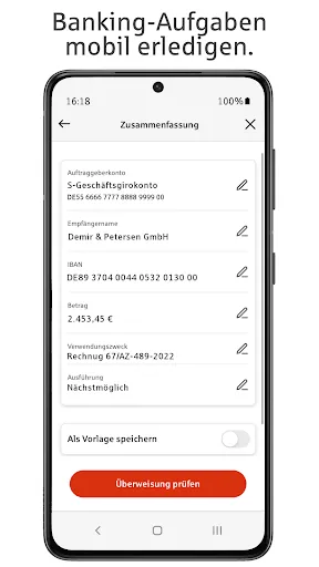 Скриншот 2 — Sparkasse Business