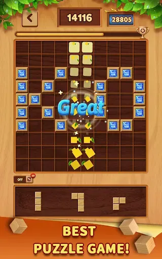 Скриншот 4 — Block Guru - Wood 3D Cube