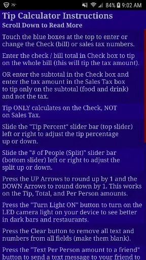Скриншот 7 — Restaurant Tip Split Calc Pro