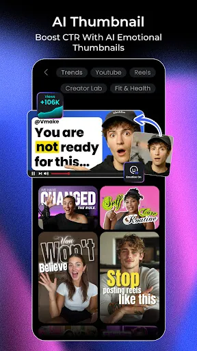 Скриншот 3 — Vmake: UGC Video Editor