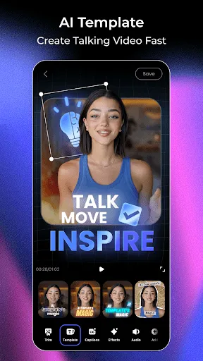 Скриншот 4 — Vmake: UGC Video Editor