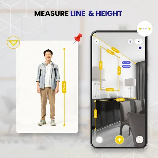 Скриншот 2 — AR Ruler: Tape Measure Tools