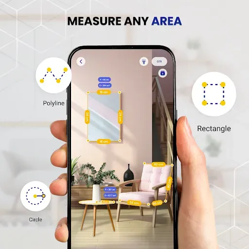 Скриншот 3 — AR Ruler: Tape Measure Tools