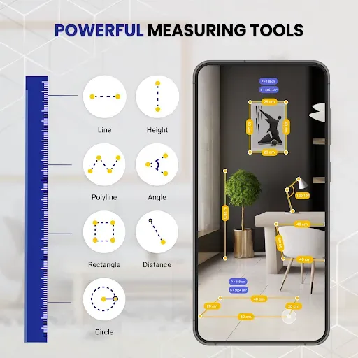 Скриншот 7 — AR Ruler: Tape Measure Tools