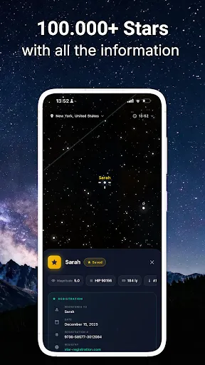 Скриншот 3 — Star Guide: Night Sky Map