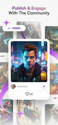 Скриншот 8 — starryai - AI Art Generator
