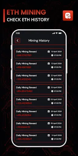 Скриншот 4 — Ethereum Mining, ETH Miner