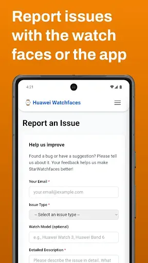 Скриншот 6 — Watch faces for Huawei