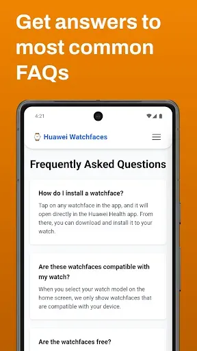 Скриншот 7 — Watch faces for Huawei