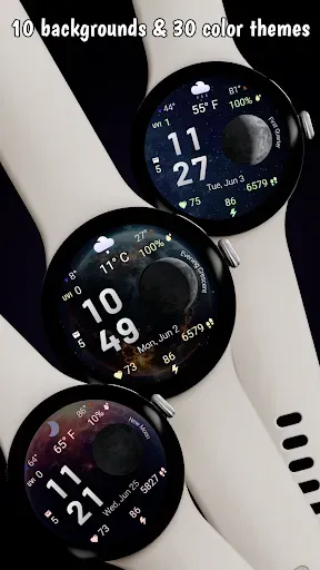Скриншот 3 — Moon & Weather watchface