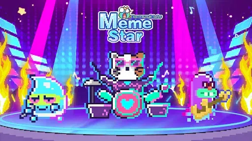 Скриншот 1 — Meme Star: Пиксельный Забег