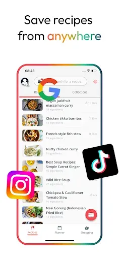 Скриншот 1 — Meal Planner & Recipe Keeper