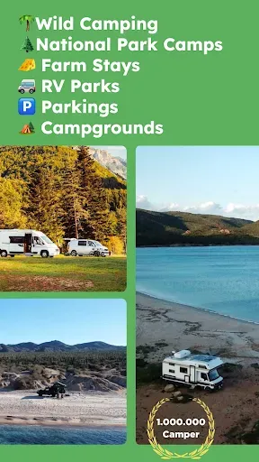 Скриншот 1 — StayFree: Camping Vanlife App
