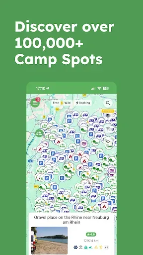 Скриншот 2 — StayFree: Camping Vanlife App