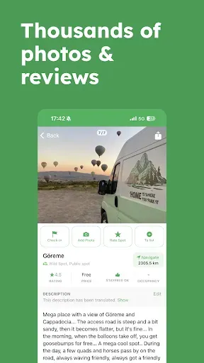 Скриншот 3 — StayFree: Camping Vanlife App