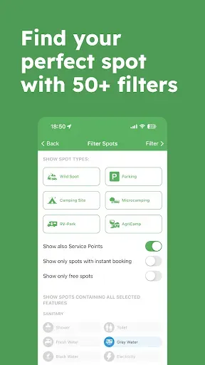 Скриншот 5 — StayFree: Camping Vanlife App