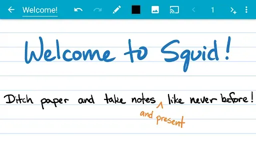 Скриншот 1 — Squid: Take Notes, Markup PDFs
